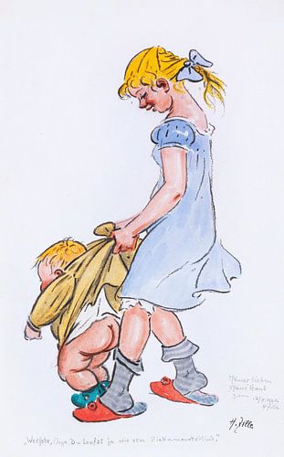 Weeste, Orje, Du loofst ja wie een Sieb'nmonatskind, HEINRICH ZILLE, Ca. 1920