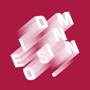 Dimension orthographisch rot