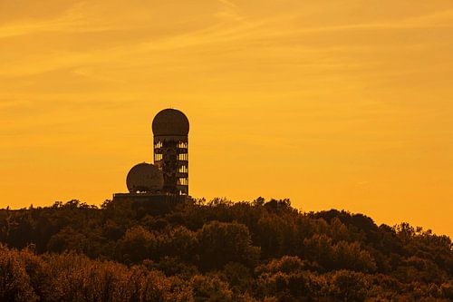Old radar station on the Teufelsberg in Berlin