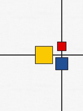 Mondriaan poster van Hilde Remerie Photography and digital art