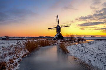 Winters in Nederland van Maikel Brands