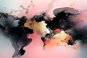 Abstracte alchemie - Obsidiaanbloei VI