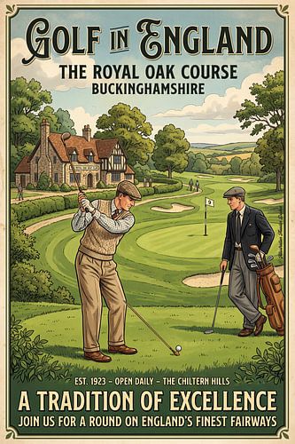 Golf in England Buckinghamshire von Theodor Decker