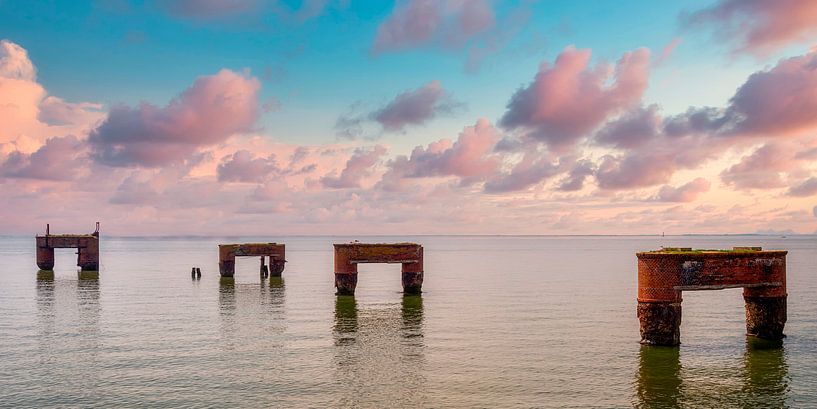 Noordzee Eckwarderhörne van Sabine Wagner