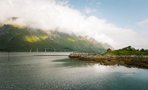 Uitzicht op de Lofoten