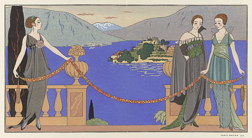 Isola Bella: avondjurken van Redfern, George Barbier