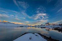 Zonsondergang Fjord Lofoten