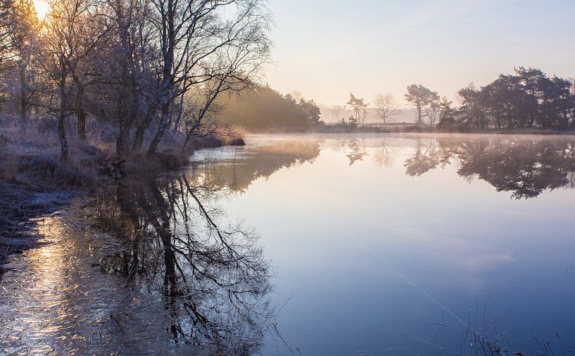 Zonsopgang Malpieheide 27 par Peter van Rooij