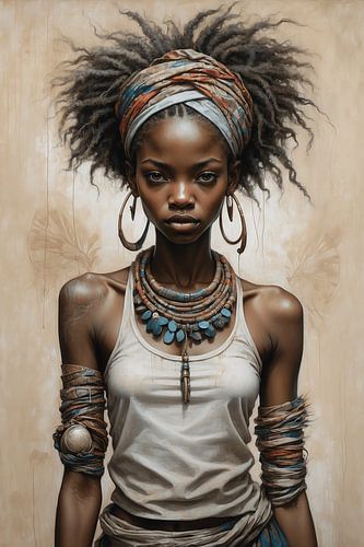 junges Afrikanisches Mädchen