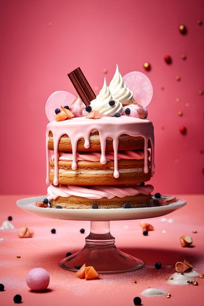 Een wereld vol zoetigheden 4 #cakes #cookies #chocolade van JBJart Justyna Jaszke