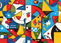 Abstract gezicht