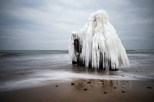Winter an der Küste der Ostsee bei Kühlungsborn