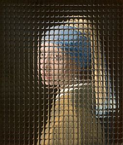 Girl with the Pearl Earring - Through the Window Edition sur Marja van den Hurk