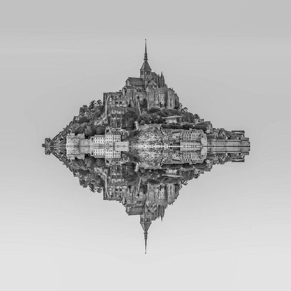 Le Mont Saint Michel van Rene Ladenius Digital Art