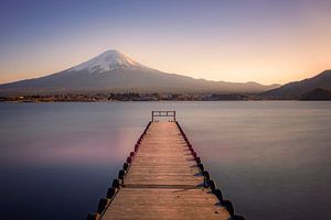 Coucher de soleil sur le Mont Fuji
