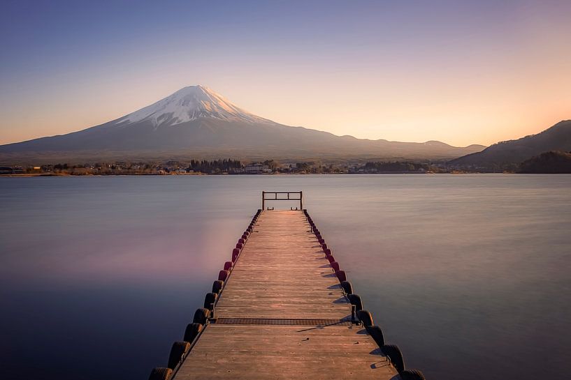 Sunset on Mount Fuji by Manjik Pictures
