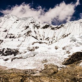 La neige sur la Laguna 69 | Pérou sur Teuntje Fleur