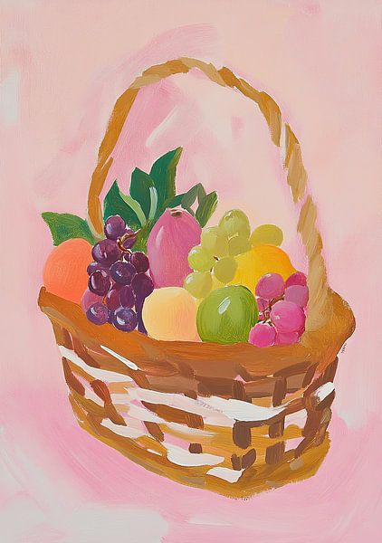 Obstkorb Obst Küche Preppy von Niklas Maximilian