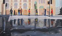 Flood in the city