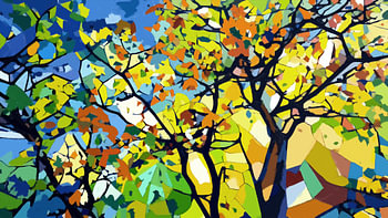 'The Four Seasons': a timeless work of art that captures all the seasons in a single abstract painting