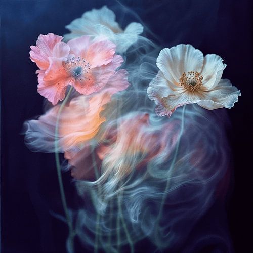 Rêve de fleurs de coquelicot sur Sander Hupkes