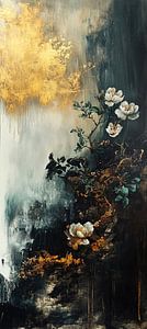 Stille goldene Blüte