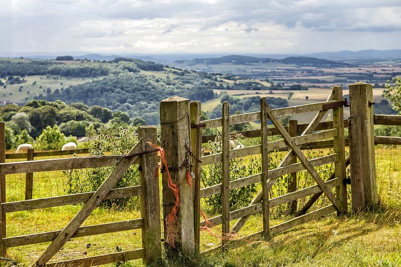 Clôture dans un magnifique paysage anglais par Patricia Hofmeester