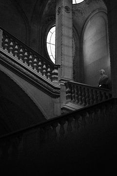 Stairwell in The Louvre | Paris | France Travel Photography by Dohi Media