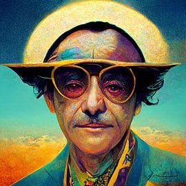 Dali on Acid (FDali on acid (Fear and Loathing in Las Vegas)ear and Loathing in Las Vegas) by Maurice van Liempd