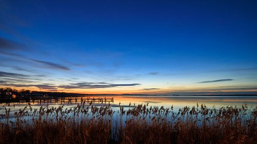 Zonsondergang aan het Steinhuder Meer