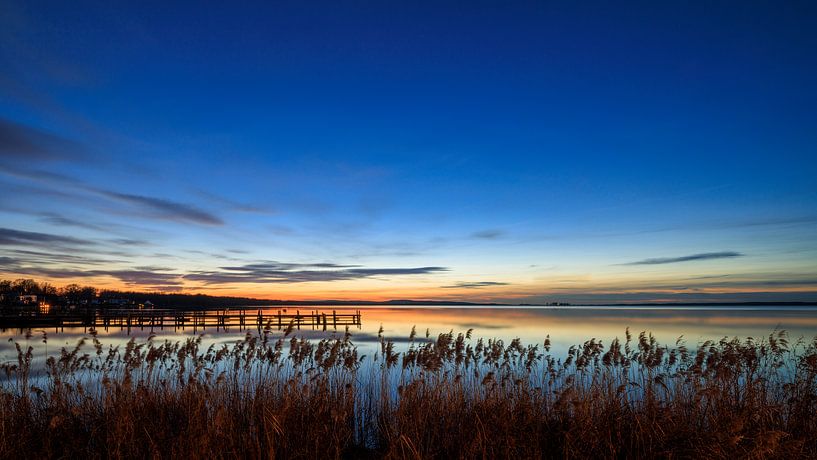 Sonnenuntergang am Steinhuder Meer von Horst Husheer