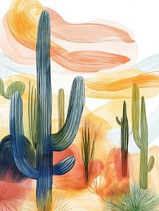 Cactus abstrait