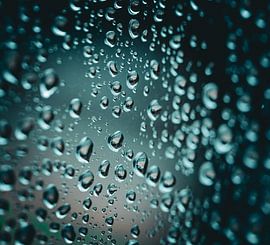 Raindrops on the window by Li-Bro