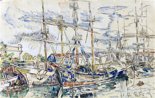 Saint-Malo, de Newfoundlanders, Paul Signac, 1928