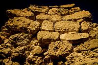 Centuries old limestone ruins Balashi Aruba