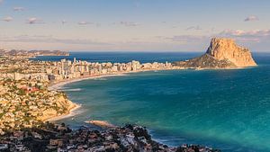 Blick über Calpe, Spanien