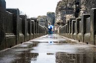 Bastei bridge in the rain by Holger Spieker thumbnail