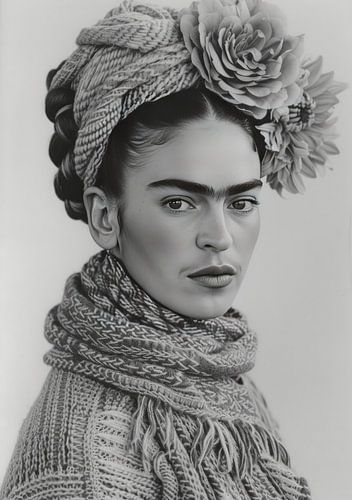 Frida Poster Zwart Wit