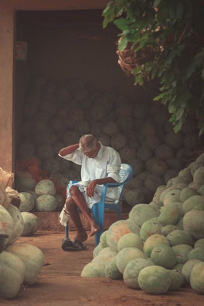 Kokosnuss-Verkäufer von Edgar Bonnet-behar