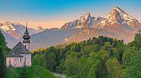 Wallfahrtskirche Maria Gern bei Berchtesgaden, Bayern, Süddeutschland von Henk Meijer Photography Miniaturansicht
