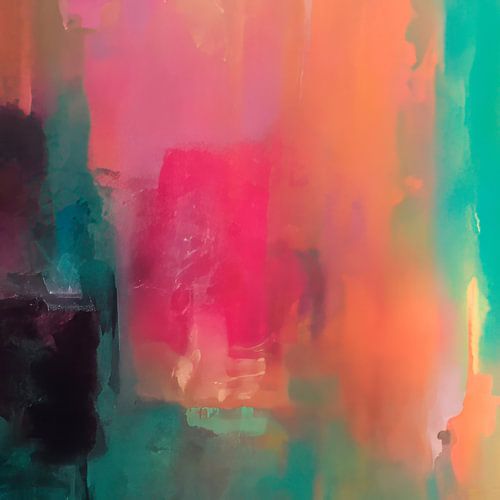 Buntes modernes abstraktes Gemälde