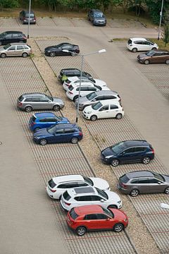 Parkeerplaats in het centrum van Heiko Kueverling