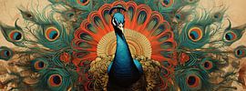 Pfau Gemälde von Blickfänger Gemälde
