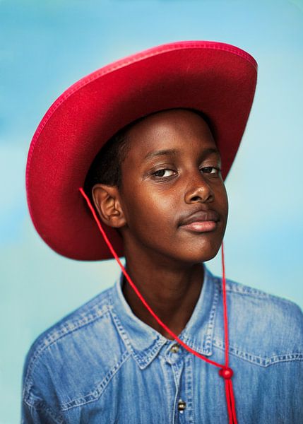 Red cowboy by Ruud van de Wiel