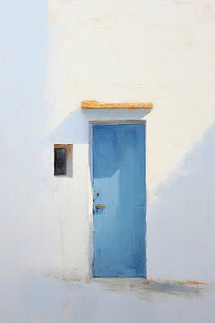 Eine blaue Tür von Whale & Sons
