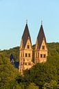 Basiliek St. Kastor in het avondlicht, Koblenz, Rijnland-Palts, Duitsland, Europa van Torsten Krüger thumbnail