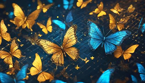 Échelles de données : une danse abstraite de papillons et de données