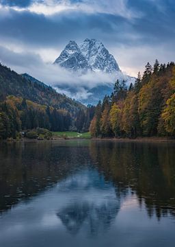 L'enchantement du lac Riessersee sur Loris Photography