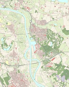 Karte von Gennep
