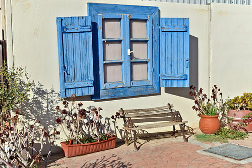 Ägäisches Blau auf der Insel Kreta